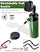 Oasser Pro Golf Club Brush Cleaner with Retractable Clip and Squeeze Water Bottle 10.5 Inches Holds 5.2 Ounces of Water, Essentials Golf Accessories for Men Women, Green
