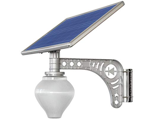 Bright 1600 LUMENs Real Solar Panel (2 Pack) Patio Safety and Security Lamps Residential or Commercial Pathway Lights (2, 10 watts)