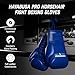Hayabusa Pro Horsehair Fight Boxing Gloves for Men & Women - Layered Horsehair and Foam Knuckle Padding, Top-Grain Cowhide Leather, Lace-Up Closure, Ergonomic Design, for Amateurs & Pros - Blue, 10oz