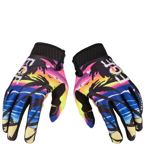 Mens Lightweight Off-Road Motorcycle MTB Gloves Protective Full Finger Gloves for Dirt Bike BMX Cycling Riding