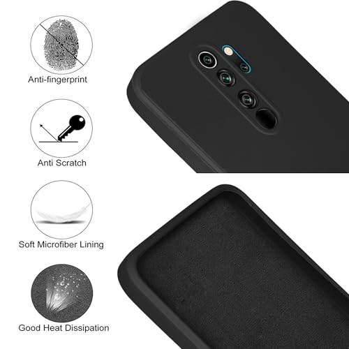 Image of Jkobi Back Cover Case for Xiaomi Mi Redmi Note 8 Pro (Matte Finish Silicone with Inside Fiber Cloth)