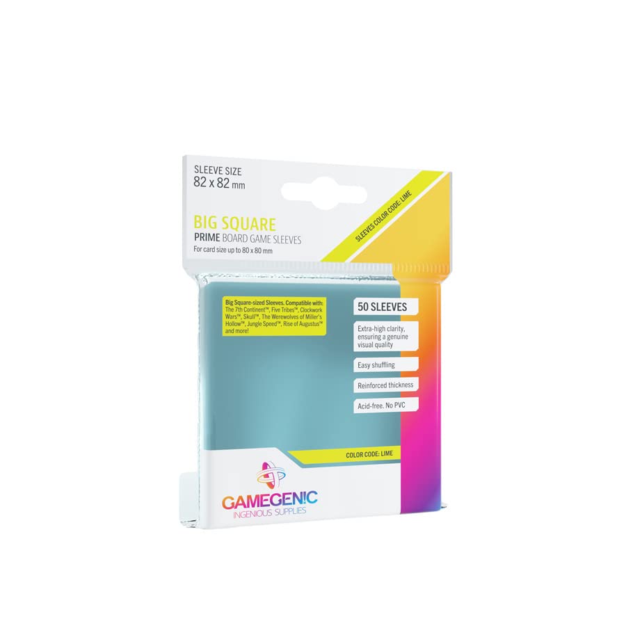 80x80 card sleeves Medium Square Card Sleeves (80x80mm) 110 Pack, 60 Micron, SKS-8815 –  sleevekings main image 1