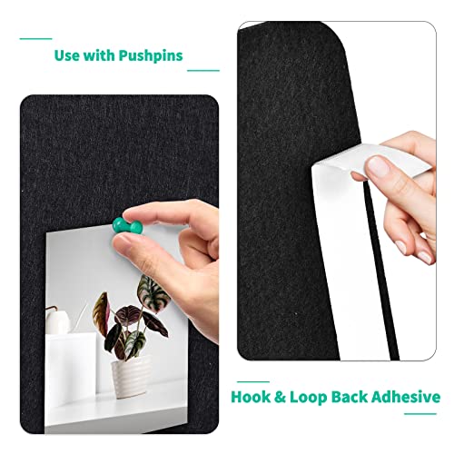 Large Bulletin Board Felt Pin Board Message Board Notice Board Memo Board Display Bulletin Board Walls Offices Home School 23.6''X 15.7'' Dark Camel #TOP2