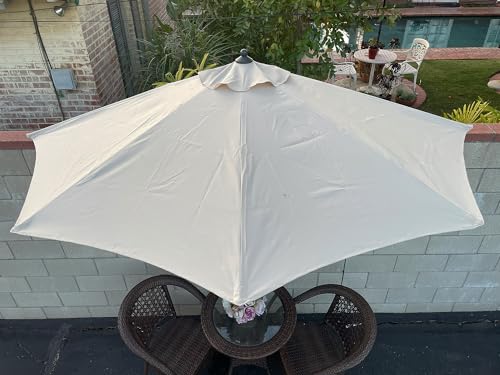 BELLRINO Umbrella Canopy Replacement for 9ft 5 Ribs Half Umbrella, Replacement Canopy ONLY by BELLRINO - Image 2