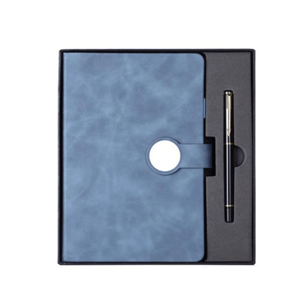 Mode Imitation Citure Capuchon de Cahier Chinois Style Hard Couverture Durée Durée Downling 128 Feuilles de Papier (Color : Blue)