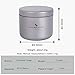 Boundless Voyage Titanium Tea Jar Mini Size Tea Canister Ultralight Portable Tin Jar for Tea Coffee Ti3200D(Tea tin only)