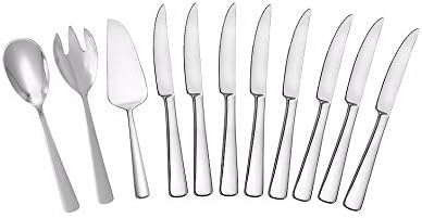 Set Cuchillos Cocina 11 Piezas Acero Inox