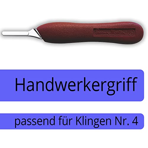 Handwerkergriff für Nr.4 Skalpell-Klingen Kosmetex, Swann Morton Ergonomischer Bastel Skalpellhalter