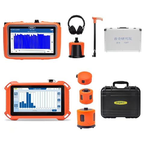 PQWT L2000 + 125C Water Leak Detector Bundle: Indoor/Outdoor, Multi-Sensor, 5m Depth, Touchscreen