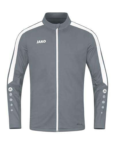 JAKO Herren Polyesterjacke Power, Steingrau, 3XL – Ansicht 1