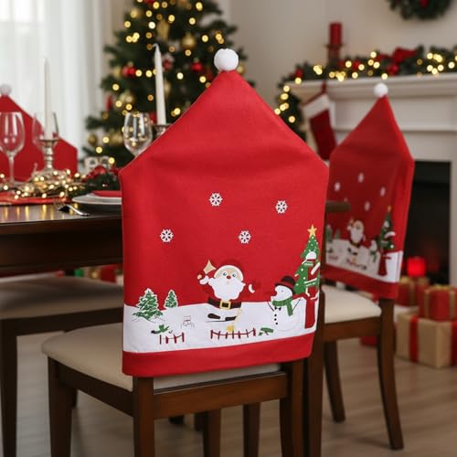 Housse de dossier de chaise Noël un cadeau idéal pour vos proches