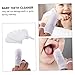 Hoement 1Set Gauze Finger Toothbrush Safe Oral Cleaners for Boy Girl Comfortable Fit No Harm to Gums Teeth Easy to Clean for Newborns