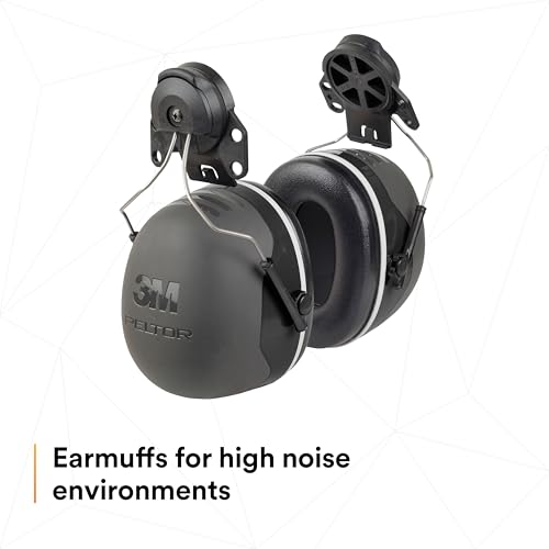 Image of 3M PELTOR Ear Muff Hearing Protection, X5 Series, Noise Protection NRR 21 dB, Construction, Manufacturing, Automotive