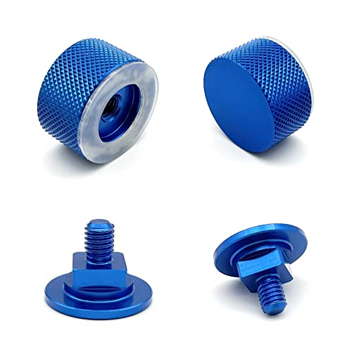 Image of Welding Hood Fasteners Upgraded Version Pipeliner Helmet Accessories Headgear Replacement Parts 1 Pair (Blue)