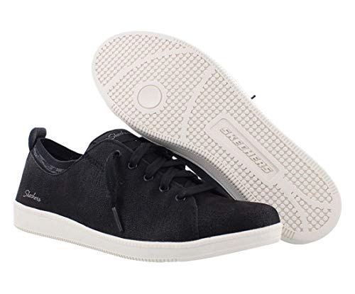 Skechers Skechers Women's Madison Ave-Inner City Sneaker, Black/White, 7.5 W US