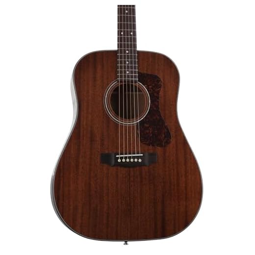 Guild Guitars D-120 Acoustic Guitar, in Natural, All Solid Woods Dreadnought, Westerly Collection, with Premium Gig Bag