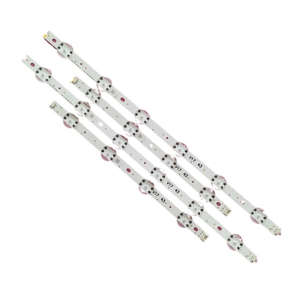 Bande de rétro-éclairage LED, 4 pièces/Ensemble 867mm, WEI55V0 E74739 94V-0 43 "V17 art3 2867 TV 43UJ651V 43LJ614V 43LV340C 43UJ6565 43UJ6525(2 Set 4A-4B)