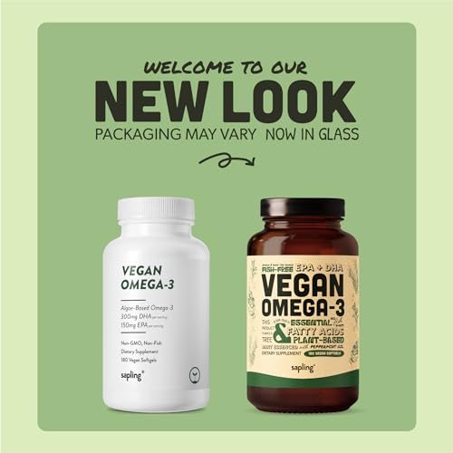 Vegan Omega 3 Supplement - Plant Based DHA & EPA Fatty Acids - Carrageenan Free, Alternative to Fish Oil, Supports Heart, Brain, Joint Health - Sustainably Sourced Algae, Fish Oil Free - Image 3