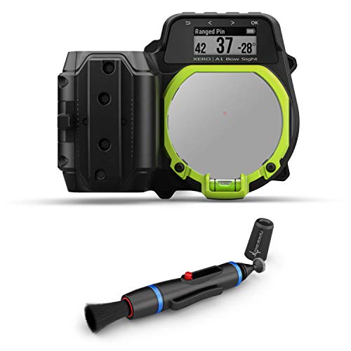 Wearable4U Garmin Xero A1 Bow Sight, Left-Handed Auto-ranging Digital Sight with Lens Cleaning Pen Bundle