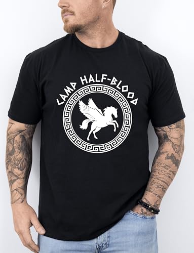 Camp Half Blood Shirt, Camp Half Blood T-Shirts for Men and Women, Youth, Greek Mythology Shirt (Black, Youth M)2