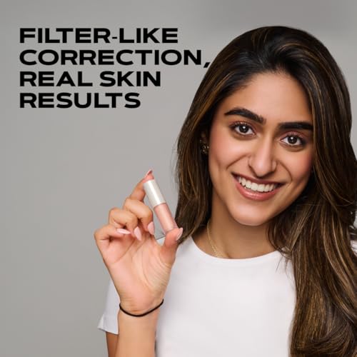 Image of SIMPLYNAM Hydrafit - Full Coverage Color Corrector | Neutralizes Dark Circles, Pigmentation, Redness & Acne Scars | Lightweight, Buildable, Crease-Resistant Formula with Hyaluronic Acid, Rosehip & Marula Oil | Apricot