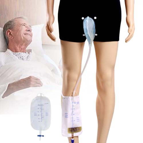 Bolsa para sistema de orina 500ml portátil portátil para hombre (M)