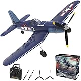 LEAMBE 4 Channel RC Plane - Ready to Fly Aerobatic Aircraft, Easy Control for Beginners, F4U Corsair RC Airplane Best Gift for Boys