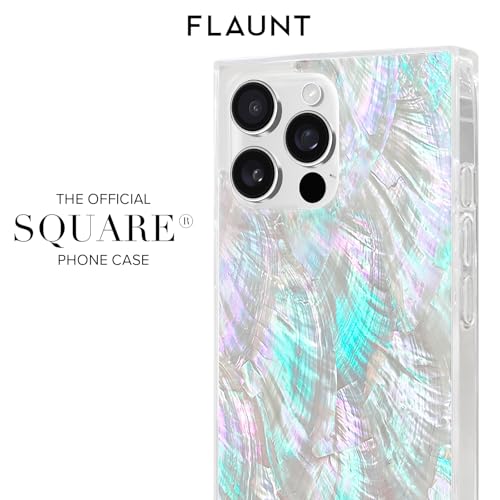 Flaunt Official Square iPhone 16 Pro Case - Mother of Pearl - image 9