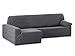 Lanovenanube - Funda Chaise Longue Argos Brazo Largo Izquierda - Color Gris C06