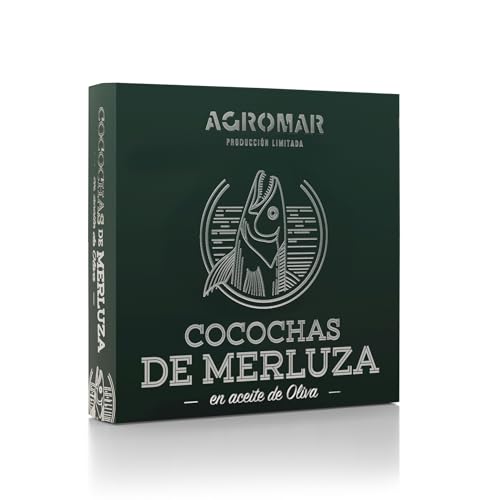 Cocochas de Merluza del Cantábrico en Aceite de Oliva Agromar 115 g | Conservas Gourmet | Producción Limitada | Delicatessen Premium (2 latas)