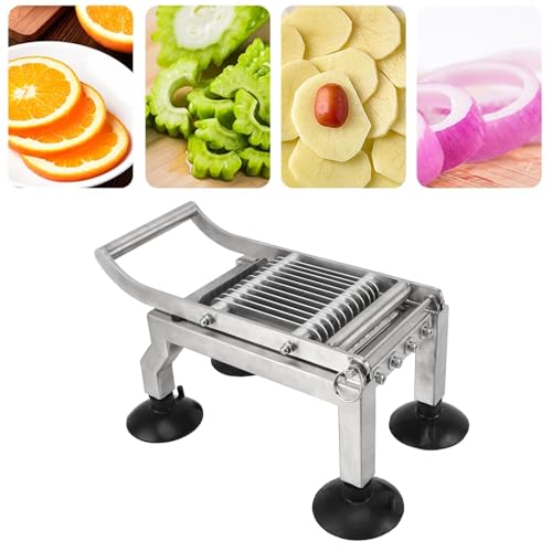 Cortador de Vegetales de Acero Inoxidable con Ventosa miniatura 5