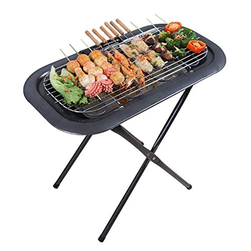 Barbecue Elektrogrill Haushalts Elektrogrill + Holzkohlegrill Im Freien Tragbarer Elektrogrill (3~8 Personen)