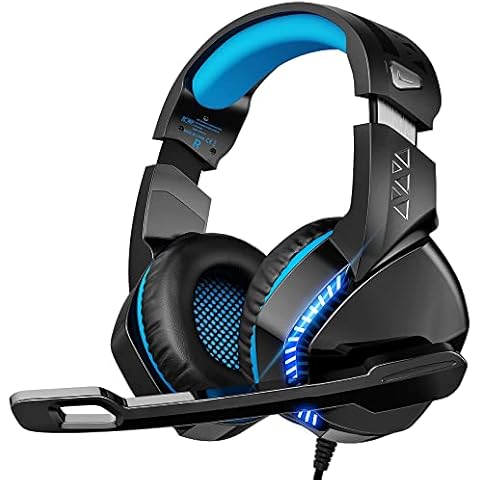 Auriculares Foyose para Juegos PS4 PS5 PC Xbox One Cover