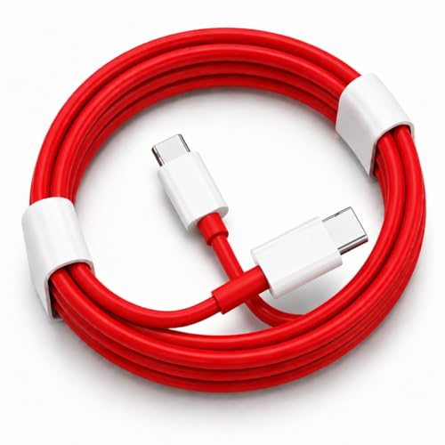 AINE High-Speed 120W Type-C To C Cable – Fast Charging & Data Sync Cord Compatible with OnePlus SUPERVOOC 12 11 10 9 Pro Nord CE 2T 3 4 & More USB-C Devices– Original High-Speed Charging