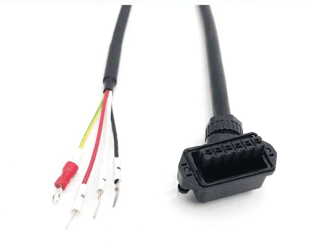 Câble d'alimentation JZSP-C7M30G-05-E JZSP-C7M30F-05-E pour moteurs de la série browse--7 (JZSP-C7M30F-05-E, 5 m)