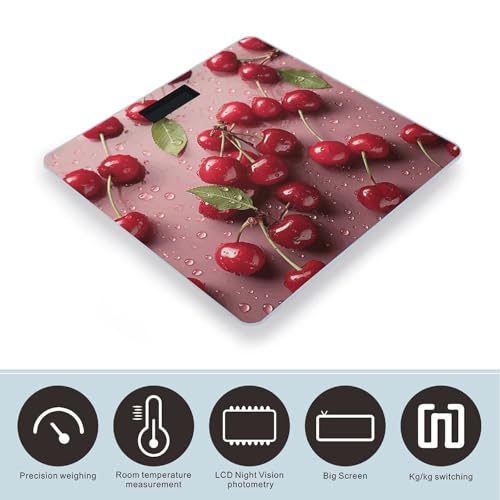 Báscula digital de baño FekiLoot con pantalla LCD miniatura 3