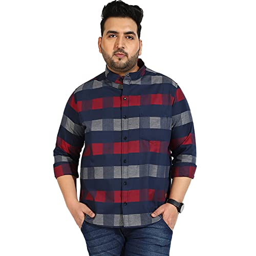 Image of CAHOOT Instafab Plus Men's Button Up Regular Fit Shirt for Casual Wear | Modern Clothing Shirt Crafted with Regular Sleeve, Comfort Fit & High-Performance for Everyday Wear