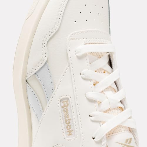 Image of Reebok Women's Court Advance Sneakers, Chalk Chalk Moon, 9