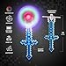 Windy City Novelties - LED Pixel Light Up Wand Toy for Kids – 15” Spinning Sword with Multicolor Motor Fan, Batteries Included