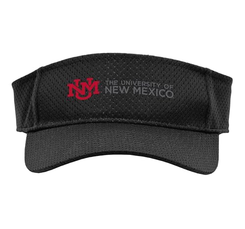 New Mexico Lobos | Official NCAA University of | RSTUNML03 Sport Sun Visor, Adult, One Size, Black