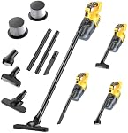 Aspirateur sans fil pour Dewalt 20V Batterie, 500W Aspirateur portatif avec filtre lavable, aspirateur de bâton portable pour plancher carpet maison de cheveux de bois franc pour animaux de compagnie (batterie non incluse)