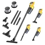 Gruecoinno Cordless Vacuum Cleaner for Dewalt 18V Battery, 500W Handheld Vacuum Cleaner with Washable Filter, Portable Stick Vacuum for Floor Carpet Car Hardwood Pet Hair Home(Battery Not Included)