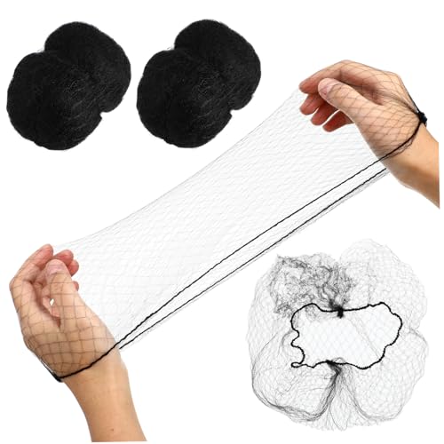 Ciieeo 100stücke Unsichtbare Haarnetze Aus Elastischem Mesh Für Küche Und Lebensmittelservice Schwarz Bequeme Und Atmungsaktive Hauben Für Alltag