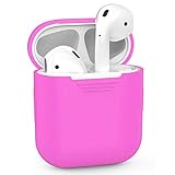 ZALU Compatible for AirPods Case Protective Silicone Cover and Skin for AirPods Charging Case (Watermelon Red)
