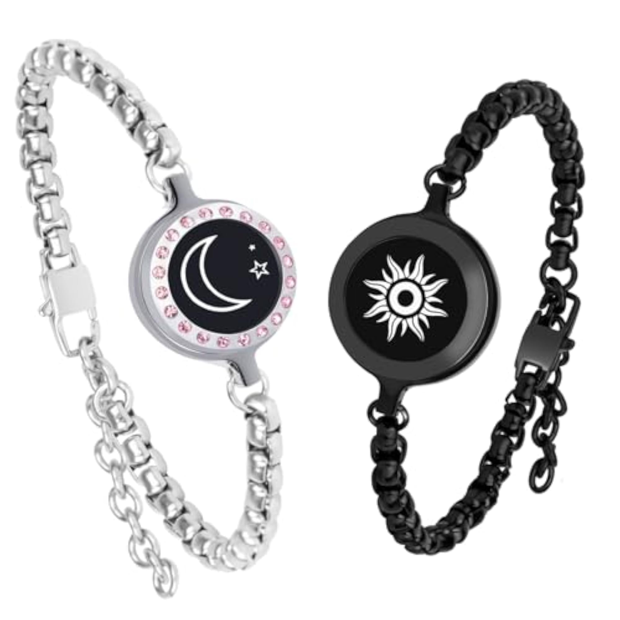 Couples Long Range Touch Bracelets with Vibration & Light