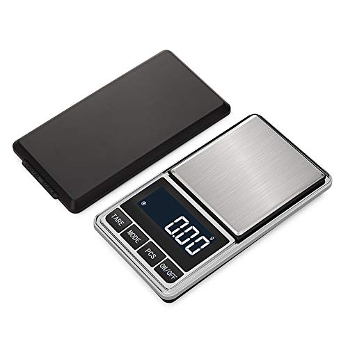 JINGYAN Báscula de Cocina Digital de Bolsillo balanza precisión, Escala Gramos Peso for la Cocina del Balance