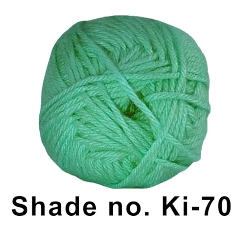Image of VCR Jungle Green Yarn, 100 Grams Hank, 190 Meters Length, Acrylic Ball for Crochet and Knitting, Soft Crosia Threads, Pack of 1 Yarn, Suitable for DIY Crafts