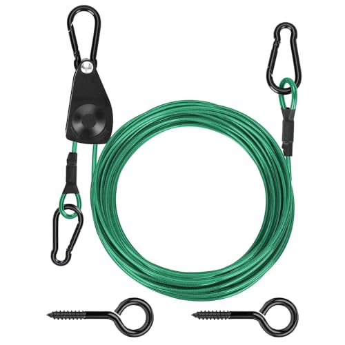 Image of TooTaci Retractable Washing Line Outdoor, 10M/5mm Portable Clothes line