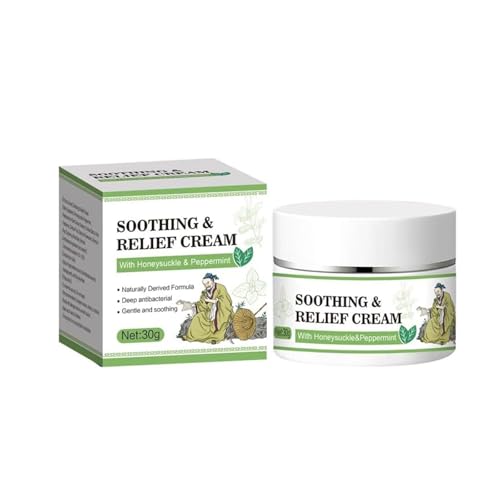 Crema Calmante - Hidratante Refrescante Diaria para Piel Sensible, Conforta y Protege la Piel Irritada, Uso en Todo el Cuerpo - 30 g (1Pc)