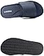 LANGDU Badelatschen Herren Sandalen Klettverschluss Badeschlappen Hausschuhe,Blau,41EU